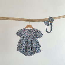 Load image into Gallery viewer, Summer Infant Baby Floral Romper | With Headband - # BAAA21110047
