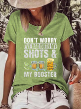 Load image into Gallery viewer, Women's V-Neck Printed Short Sleeve Loose Top – 14 Colors S–4XL
