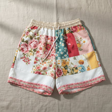 Load image into Gallery viewer, Women’s Retro Floral Print Casual Shorts
