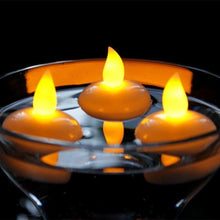 Load image into Gallery viewer, 6/12PCS Floating Candle Lights LED Floating Candles Flameless Tea Lights Warm Yellow Battery Operated Waterproof Decoration for Wedding Thanksgiving Christmas Waterproof Flameless on Water Candles LED Tea Light Wedding Party Decorative
