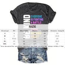 Load image into Gallery viewer, Women's Round Neck Short Sleeve T-Shirt With Slogan Print, Casual Summer Top
