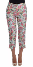 Load image into Gallery viewer, Dolce &amp; Gabbana White Pink Floral Brocade Pants
