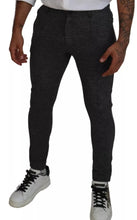 Load image into Gallery viewer, Dolce &amp; Gabbana Gray Chevron Viscose Skinny Pants
