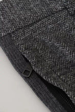 Load image into Gallery viewer, Dolce &amp; Gabbana Gray Chevron Viscose Skinny Pants
