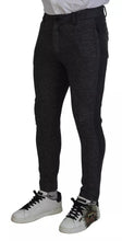 Load image into Gallery viewer, Dolce &amp; Gabbana Gray Chevron Viscose Skinny Pants

