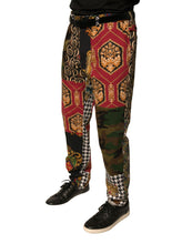 Load image into Gallery viewer, Dolce &amp; Gabbana Multicolor Patchwork Men Dress Pants
