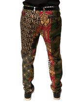 Load image into Gallery viewer, Dolce &amp; Gabbana Multicolor Patchwork Men Dress Pants
