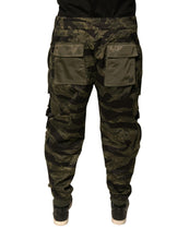 Load image into Gallery viewer, Dolce &amp; Gabbana Green Cotton Jogger Cargo Pants
