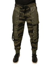 Load image into Gallery viewer, Dolce &amp; Gabbana Green Cotton Jogger Cargo Pants

