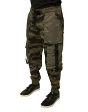 Load image into Gallery viewer, Dolce &amp; Gabbana Green Cotton Jogger Cargo Pants
