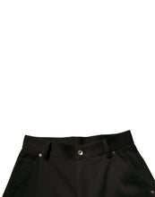Load image into Gallery viewer, Dolce &amp; Gabbana Black Cotton Mid Waist Cropped Pants
