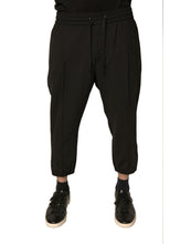 Load image into Gallery viewer, Dolce &amp; Gabbana Black Wool Jogger Jogging Pants
