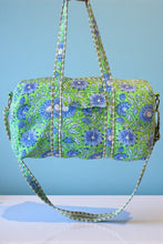 Load image into Gallery viewer, SC - ETA 2/10 - Alice Green and Blue Floral Duffel Bag
