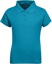 Load image into Gallery viewer, Girls Short Sleeve Pique Polo Shirt
