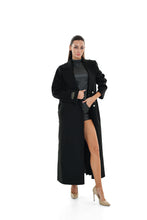 Load image into Gallery viewer, Aria Cashmere Blend Coat in Black
