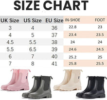 Load image into Gallery viewer, Women’s Waterproof Anti-Slip Rain Boots – Stay Dry Every Step
