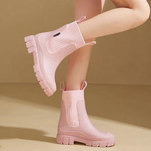 Load image into Gallery viewer, Women’s Waterproof Anti-Slip Rain Boots – Stay Dry Every Step
