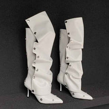 Load image into Gallery viewer, Fashionable Pointed Toe : Knee High Boots
