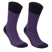 Load image into Gallery viewer, Men’s Bamboo Dress &amp; Trouser Socks 6-Pack - 626
