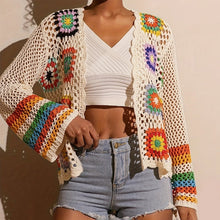 Load image into Gallery viewer, Women's Elegant Crochet Cardigan
