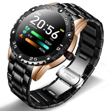 Load image into Gallery viewer, New Smart Watch For Men  With IP67 Waterproof Protecion and Heart Rate Fitness Tracker Pedometer For Android and IOS sistems Steel Band Sports Men Smart Watch
