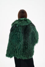 Load image into Gallery viewer, Reversible Genuine Silver Fox  Down Fill Coat
