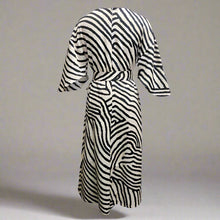 Load image into Gallery viewer, Geometric Print Batwing Sleeve Flowy Maxi Dress – 12 Styles, XS–XXXL
