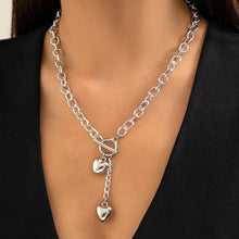 Load image into Gallery viewer, Thick Chain Lock and Key Pendant Necklace - Trendy Fashion Jewelry
