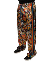 Load image into Gallery viewer, Dolce &amp; Gabbana Multicolor Marble Satin Men Tracksuit Pants
