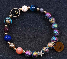 Load image into Gallery viewer, Blue San Volcanic Rock Constellation Bracelets – Colorful Twelve Constellations
