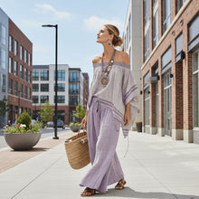 Load image into Gallery viewer, Women’s Beach Vacation Two Piece Set – Loose Summer Outfit
