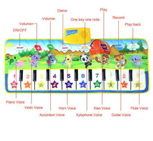 Load image into Gallery viewer, Baby Mat Musical Carpet Music Mat Piano Mat &amp; 8 Instrument Tone Early Educational Toys For Kids Piano
