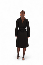 Load image into Gallery viewer, Noir Genuine Karakul Wool Overcoat
