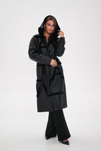 Load image into Gallery viewer, Genuine Shearling Lamb Leather ⇆ Reversible Coat
