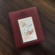 Load image into Gallery viewer, 64 Pockets Mini Instant Polaroid Photo Album Picture Case for Mini Film 7s 8 25 50s 90 Mini Polaroid Album Refillable Notebook Photo Album Valentines Day Gift Anniversary Gift

