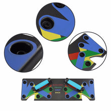 Load image into Gallery viewer, Push Up Rack Edge 9 in 1 Body Building Exercise Fitness Tools Women Men Push-Up Display Shelves and Raisers For GYM Training Body drop shipping
