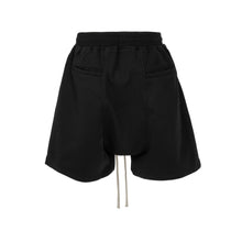 Load image into Gallery viewer, NOIR ZIP DRAWSTRING CARGO SHORTS
