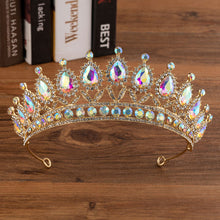 Load image into Gallery viewer, Bridal Crown Wedding Alloy Diamond Crown Fashion Elegant Headdress
