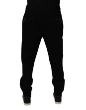 Load image into Gallery viewer, Dolce &amp; Gabbana Black Wool Stretch Jogger Pants

