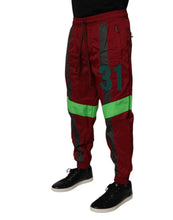 Load image into Gallery viewer, Dolce &amp; Gabbana Maroon Nylon Men Jogger Sweatpants Pants

