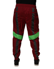 Load image into Gallery viewer, Dolce &amp; Gabbana Maroon Nylon Men Jogger Sweatpants Pants
