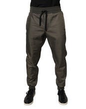 Load image into Gallery viewer, Dolce &amp; Gabbana Brown Lambskin Leather Men Sweatpants Pants

