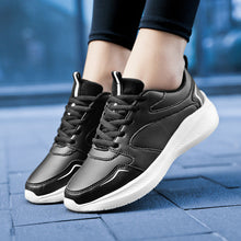 Load image into Gallery viewer, Women’s Waterproof Leather Sneakers
