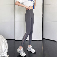 Load image into Gallery viewer, Women's Shapewear Tummy-Control Leggings – High-Stretch Cropped Nylon Pants
