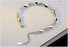 Load image into Gallery viewer, Diamond-encrusted 925 sterling silver bracelet
