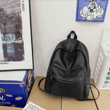 Load image into Gallery viewer, Elegant Leather Backpack Bag : With Fancy Zipper
