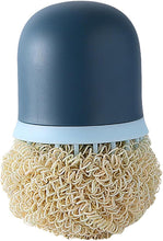 Load image into Gallery viewer, No-Scratch Kitchen Scrub Brush with Replaceable Fiber Scouring Balls – Anti-Scratch, Durable Handle for Non-Stick, Stainless Steel &amp; Ceramic Cookware
