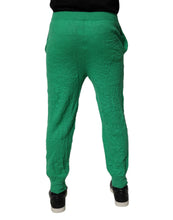 Load image into Gallery viewer, Dsquared² Green Cotton Elastic Waist Men Casual Pants
