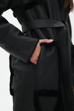 Load image into Gallery viewer, Genuine Shearling Lamb Leather ⇆ Reversible Coat

