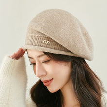 Load image into Gallery viewer, Women’s Wool Knitted Winter Hat — All-Match Knit Beanie
